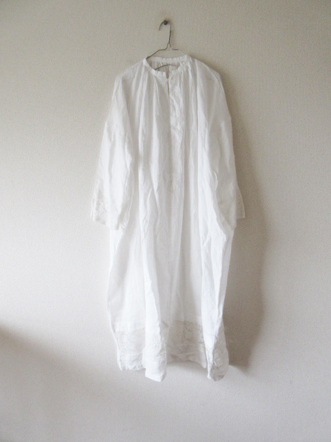 2021SS nest Robe / ネストローブ 01212-1150 リネンチャーチドレス WHITE