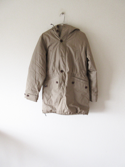 MHL. / マーガレットハウエル FINE TOUGH POPLIN ダウンモッズコート BEIGE