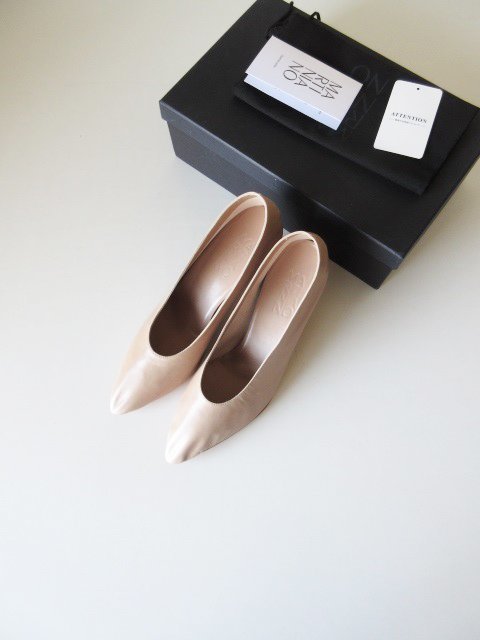 2020SS MARTINIANO / マルティニアーノ PARTY PUMPS BEIGE 39-235/24.0