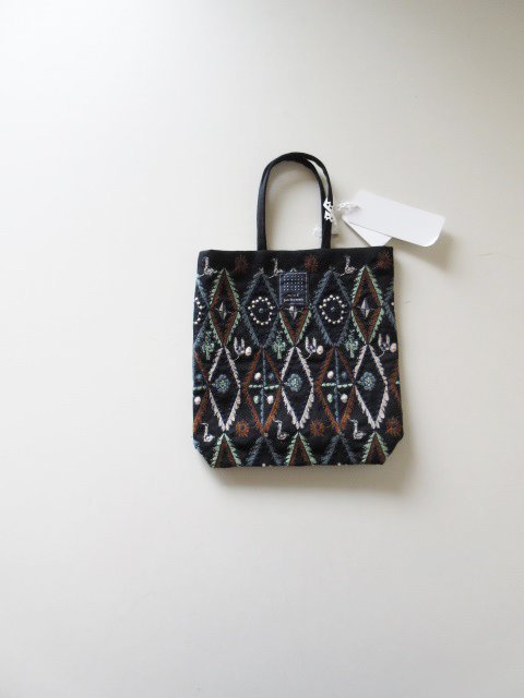 2022AW mina perhonen / ミナペルホネン aaa9474 forest diamond toast bag DARK NAVY